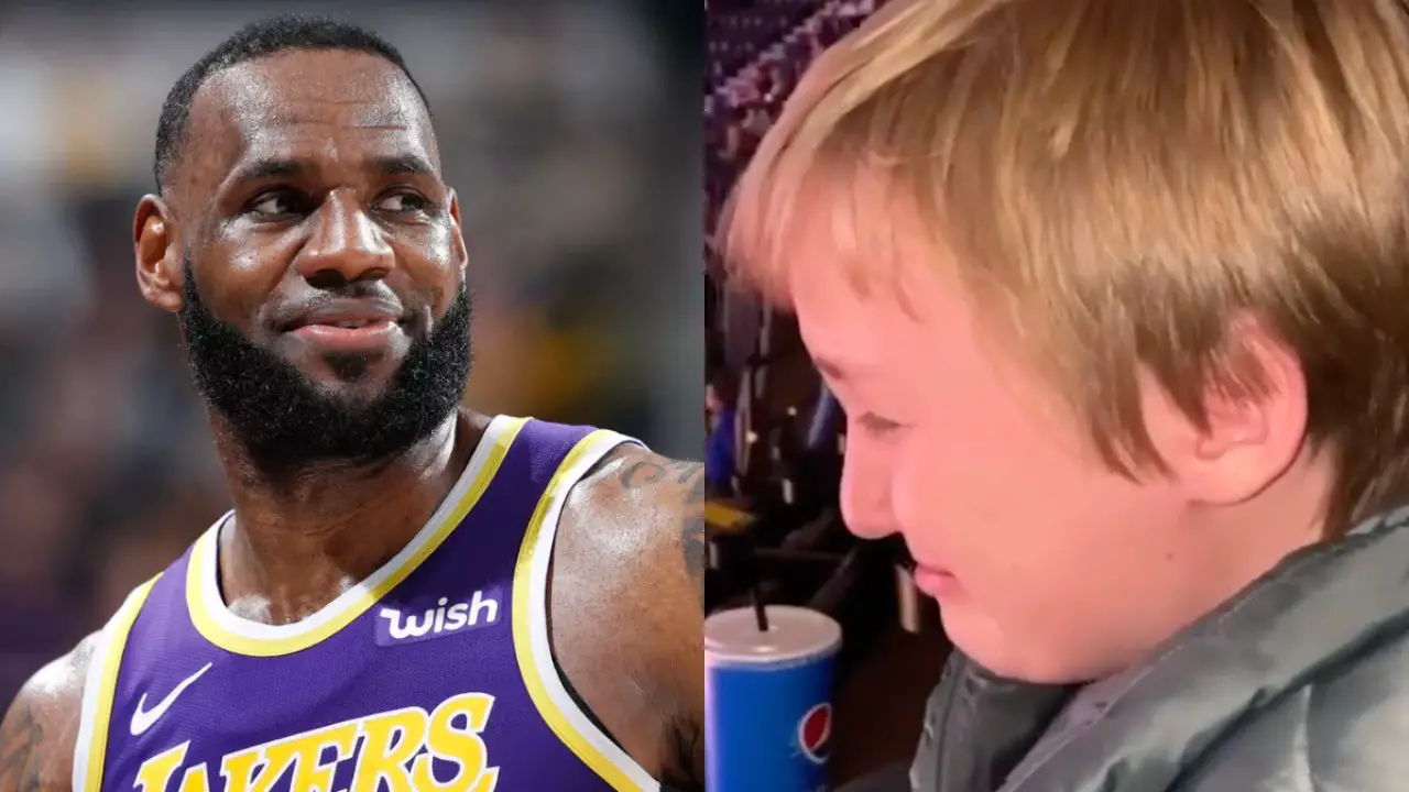 Watch 13YearOld Boy Had Priceless Reaction To Seeing LeBron For