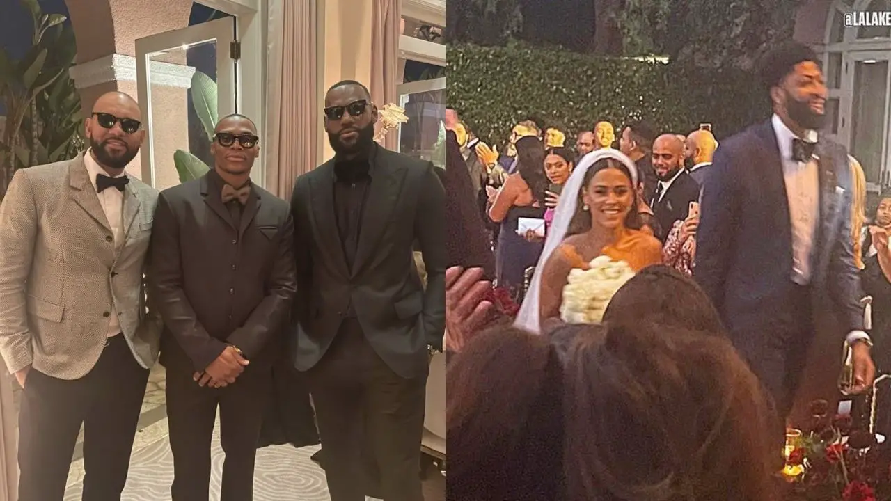 LeBron James and Anthony Davis are great friends, and the king actually att...